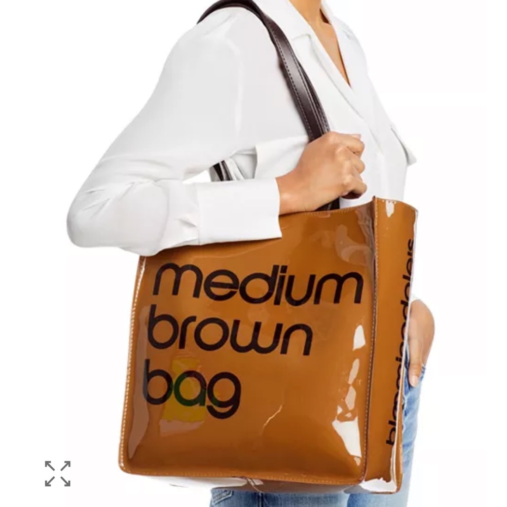 Medium Brown Bloomingdales tote bag